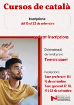 Nou període d’inscripció als cursos de català del CPNL a Ripollet Nou període d’inscripció als cursos de català del CPNL a Ripollet