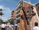 El matí de diumenge de Festa Major, gegants, gegantons i capgrossos
