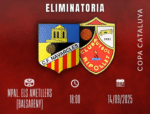 El primer equip del CF Ripollet, es jugarà passar ronda en la Copa Catalunya davant del CF Navarcles