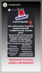 L’Escola pública de Ripollet està en perill? L’Escola pública de Ripollet està en perill?