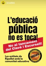 La Societat Coral El Vallès s’afegeix a les mostres solidàries amb el Clavé i l’Escursell La Societat Coral El Vallès s’afegeix a les mostres solidàries amb el Clavé i l’Escursell