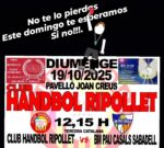 El Club Handbol Ripollet fa una crida a l’afició per a convertir-la en el ‘vuitè jugador’ del Pavelló Joan Creus El Club Handbol Ripollet fa una crida a l’afició per a convertir-la en el ‘vuitè jugador’ del Pavelló Joan Creus