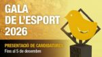 S’ha tancat el termini per a la presentació de candidatures als premis de la Gala de l’Esport
