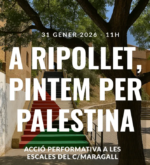 A Ripollet es convoca una “pintada” per Palestina