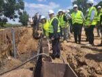 La consellera Paneque visita les obres de desdoblament de la canonada de transport d’aigua a Montcada La consellera Paneque visita les obres de desdoblament de la canonada de transport d’aigua a Montcada