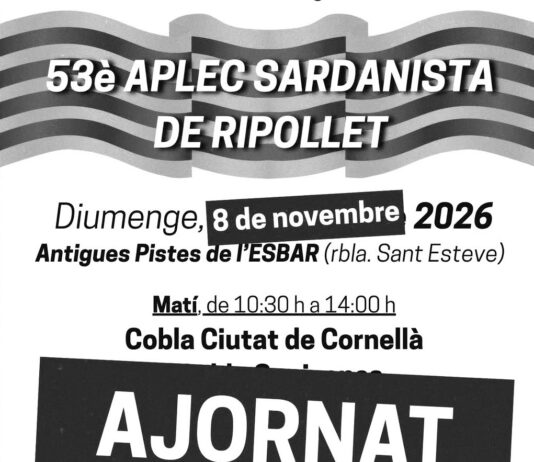 L’Aplec de Ripollet s’ajorna al 8 de novembre per l’avís de pluges